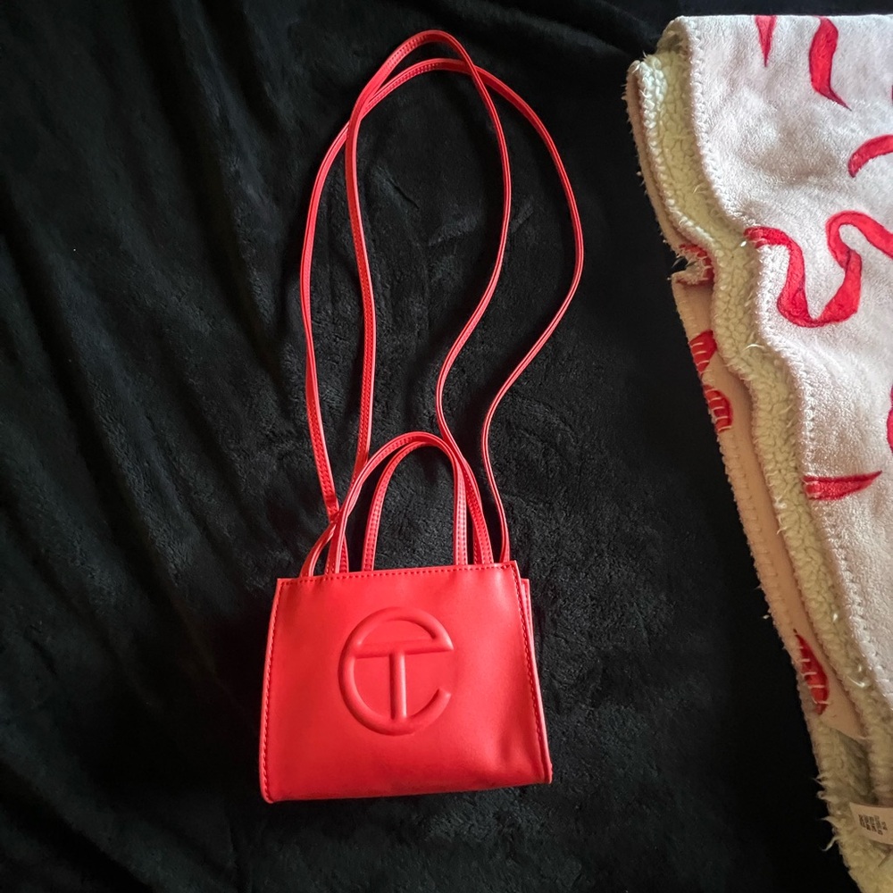 Telfar Bold Red Mini Bag